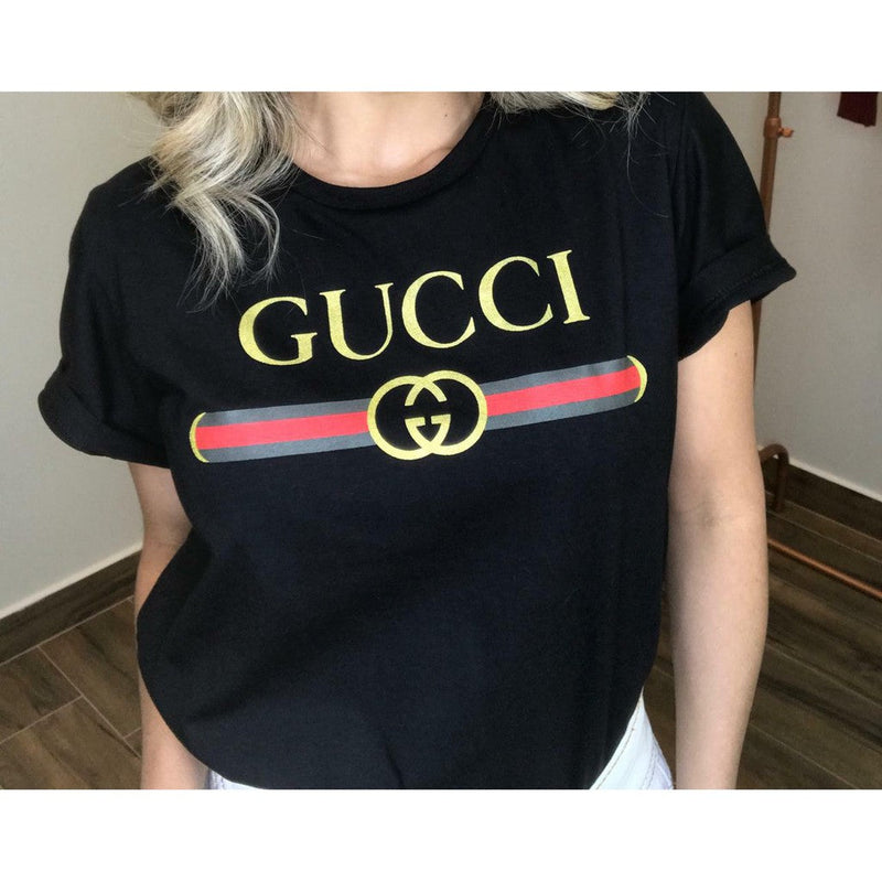 Blusa T-Shirt Gucci Blusinha de Algodão + Frete Grátis + Envio Imediato + Brinde
