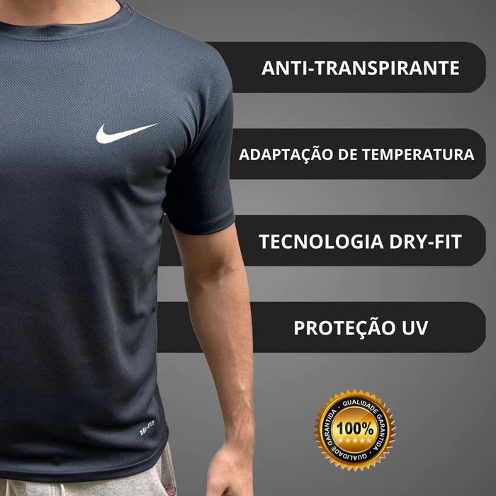 Kit 5 Camisetas Dri-Fit - Pague 3 e Leve 5
